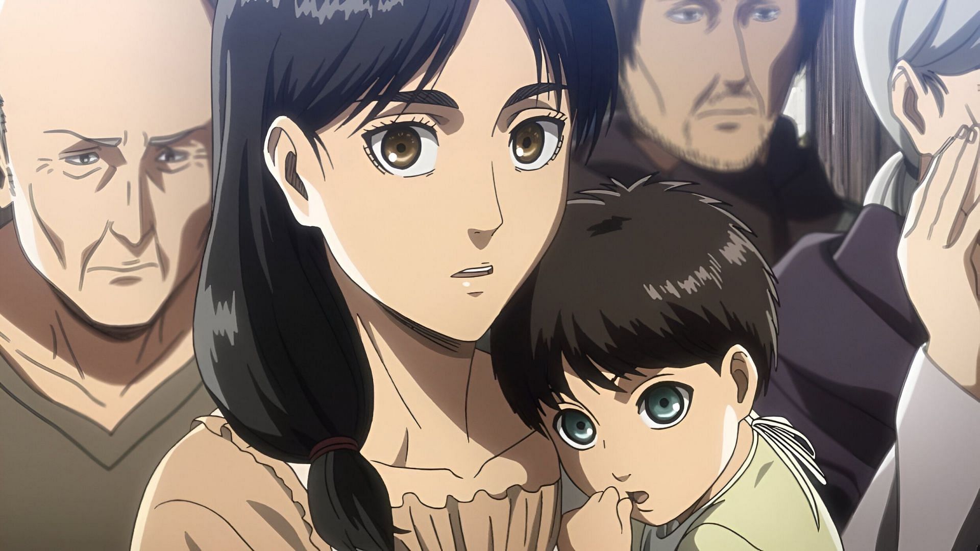 One of the coolest anime mothers, Carla Yeager (Image via MAPPA)